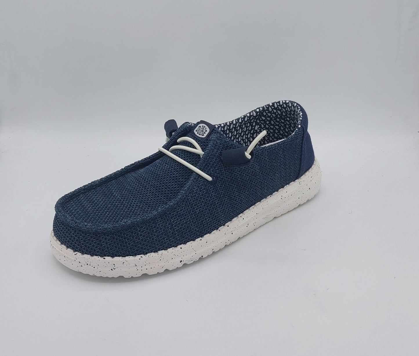 Dude donna colore blu