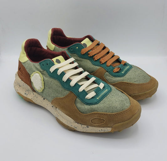 Satorisan sneakers uomo tela verde