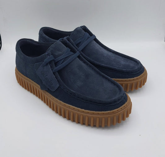 Clarks scarpa uomo nabuk blu