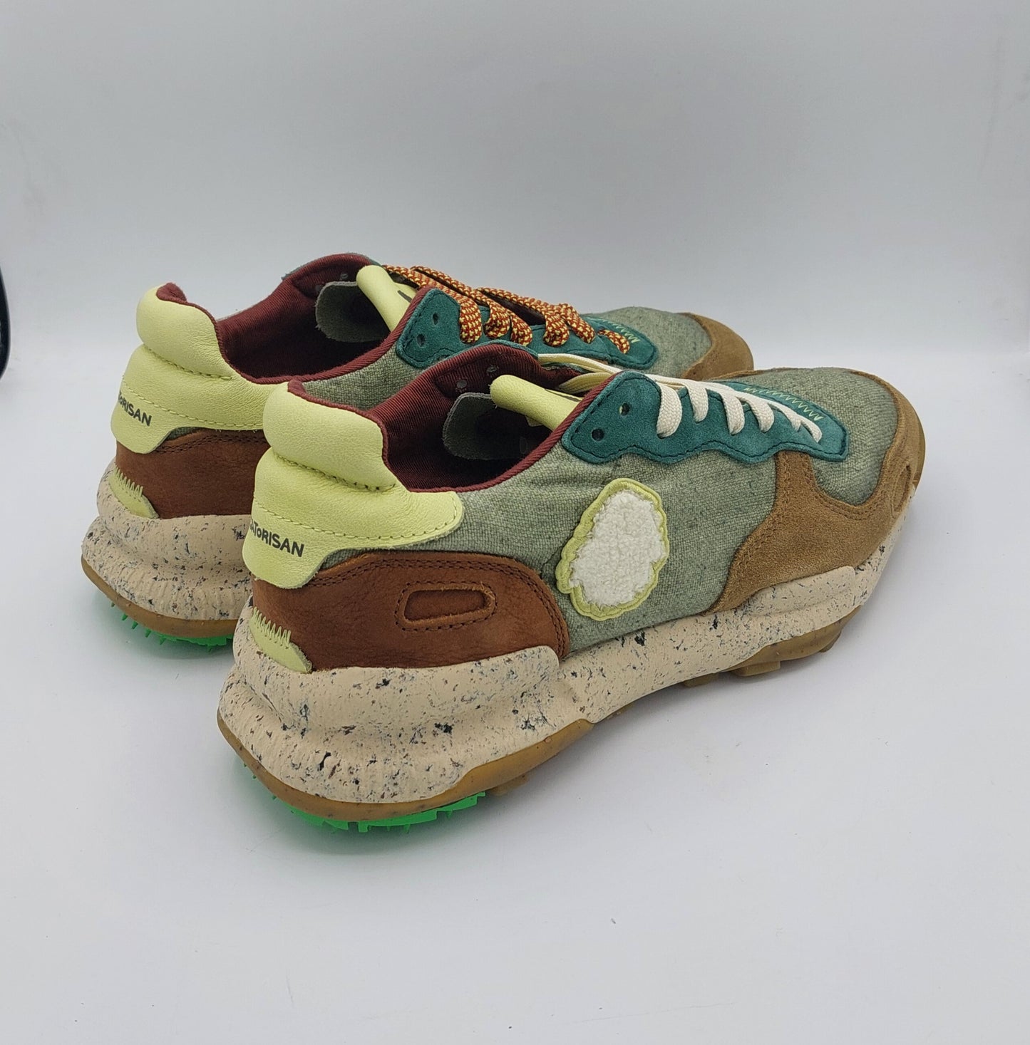 Satorisan sneakers uomo tela verde