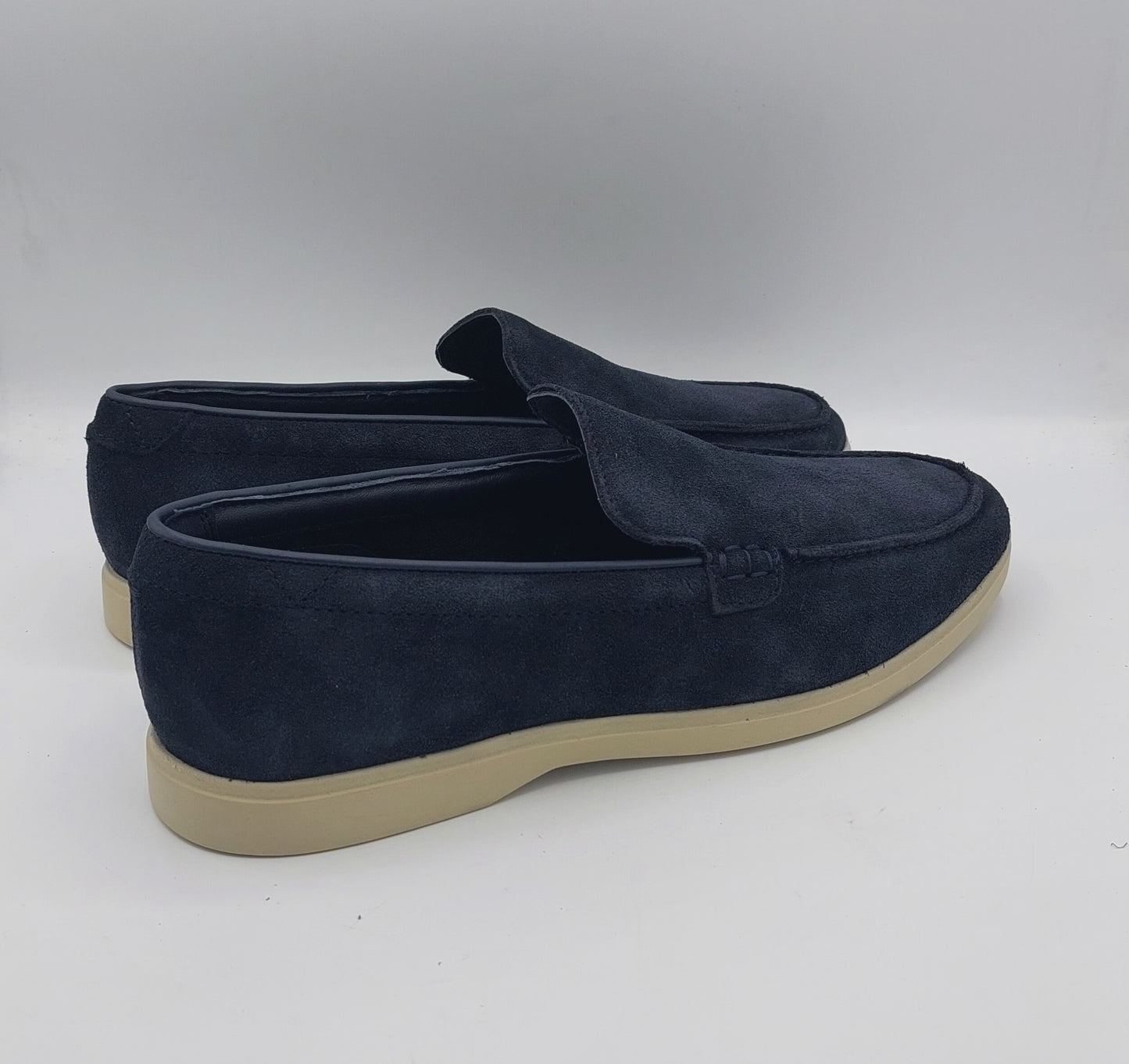 Clarcks mocassino camoscio blu