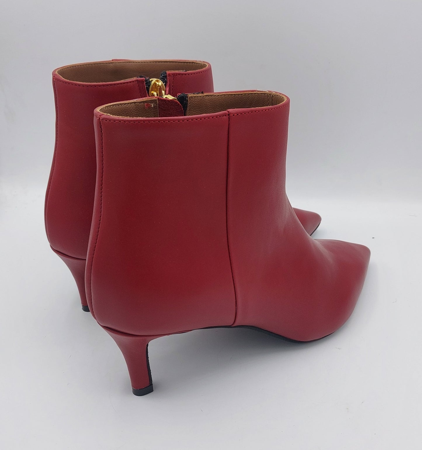 T.Q stivaletto in pelle rossa