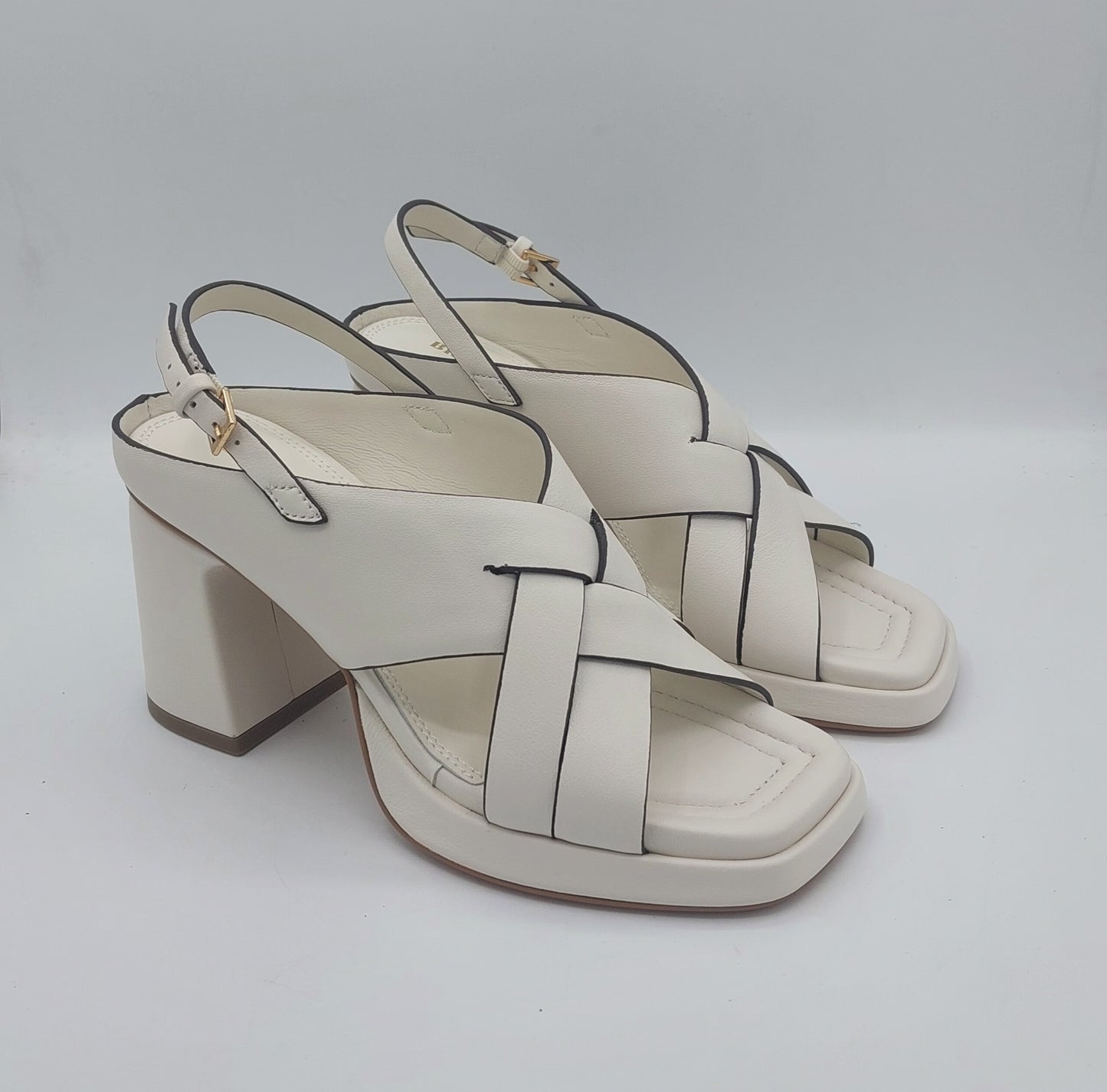 Bruno Premi sandalo in pelle bianco