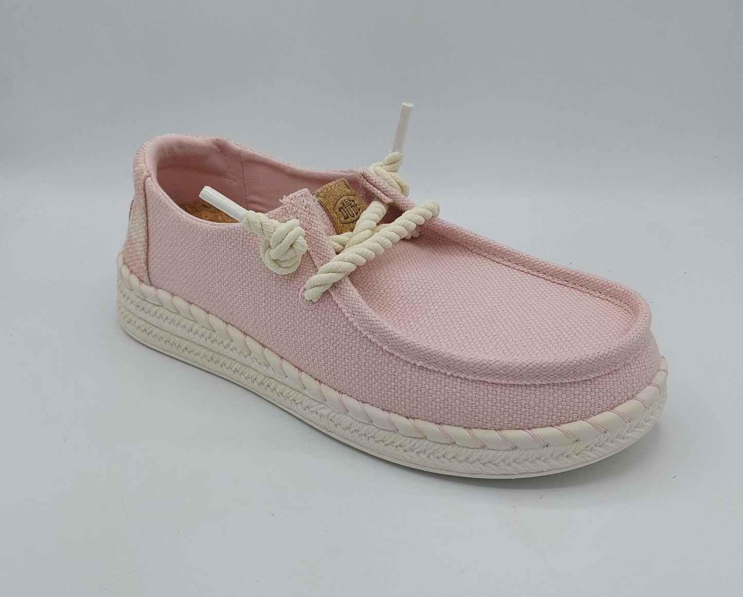 Dude donna tessuto colore rosa