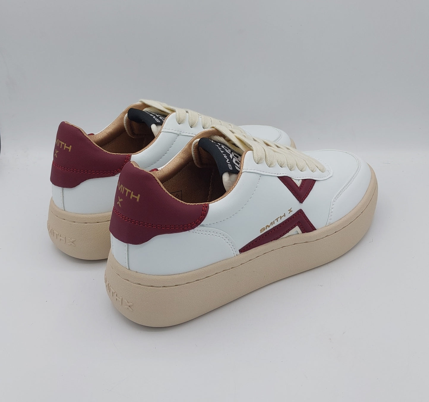 Alexander Smith sneakers donna pelle bianca