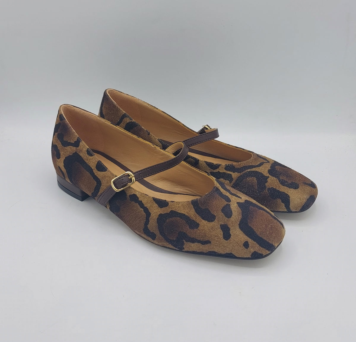 T.Q ballerina animalier con laccio