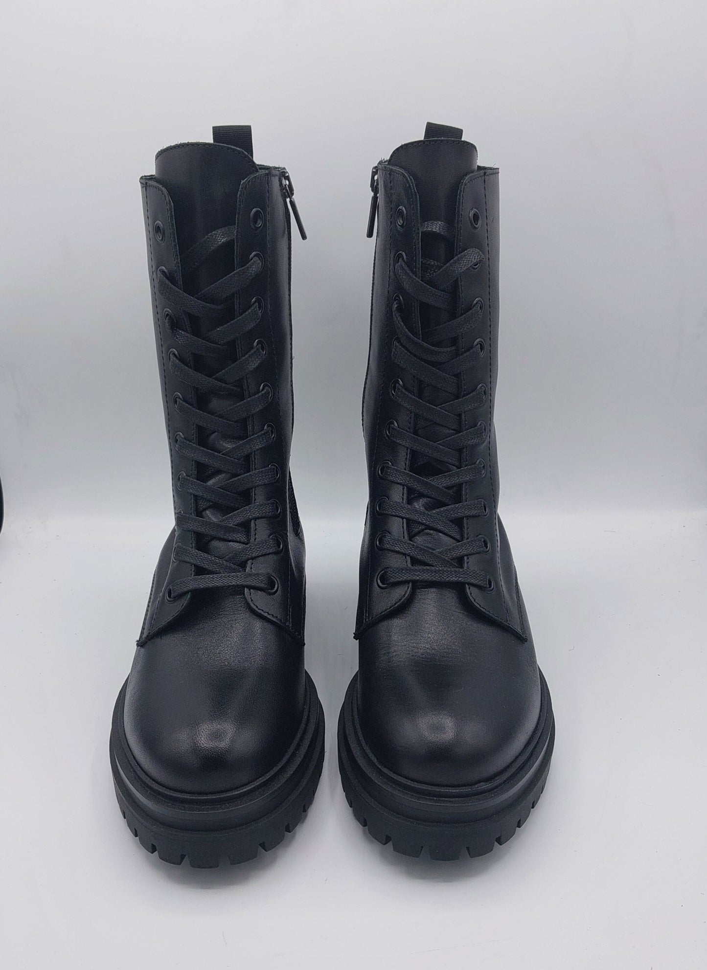 Les tulipes anfibio donna in  pelle nera