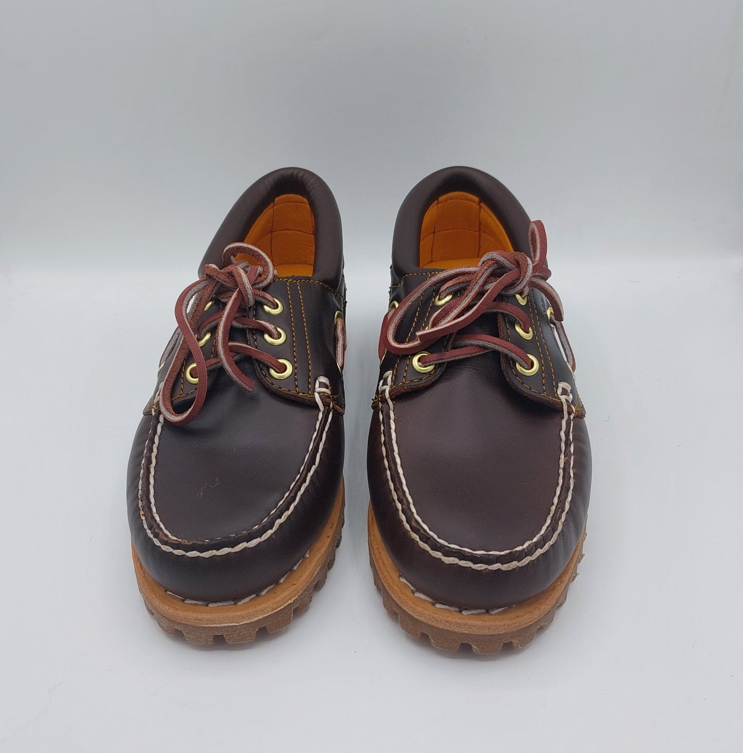 Timberland scarpa barca donna in cuoio