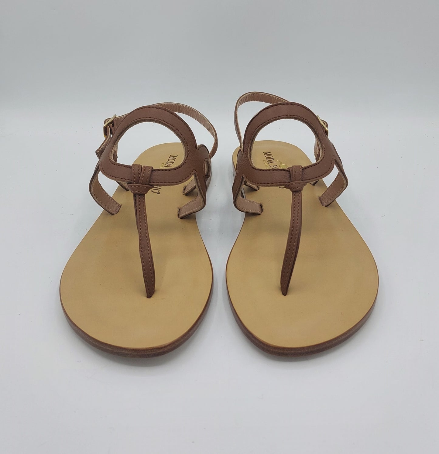 Artigianino positano sandalo infradito pelle cuoio