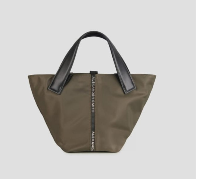 Alexander smith borsa nylon verde militare