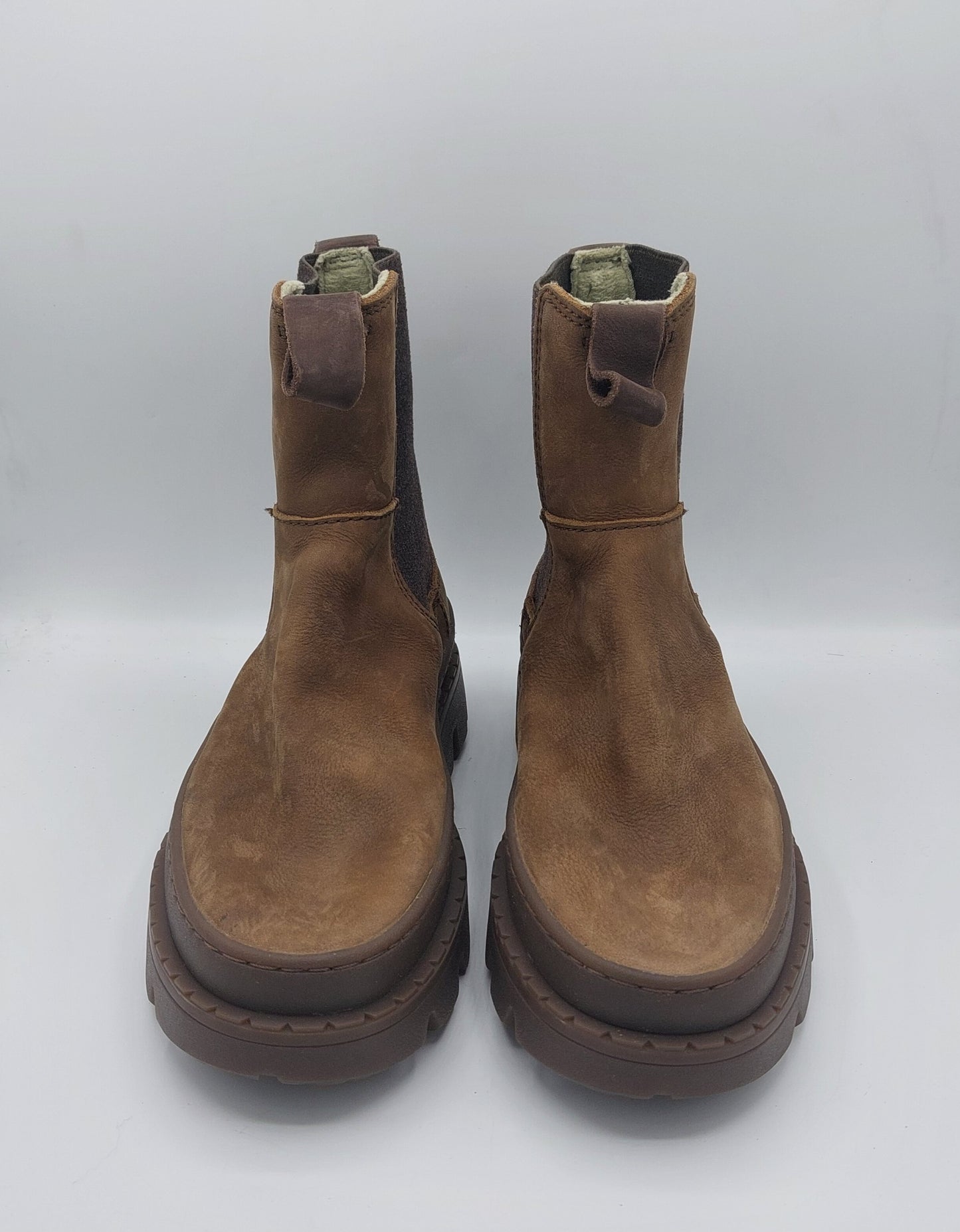 Satorisan beatles donna in pelle marrone