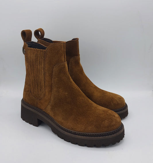 Janet e Janet stivaletto  camoscio cognac