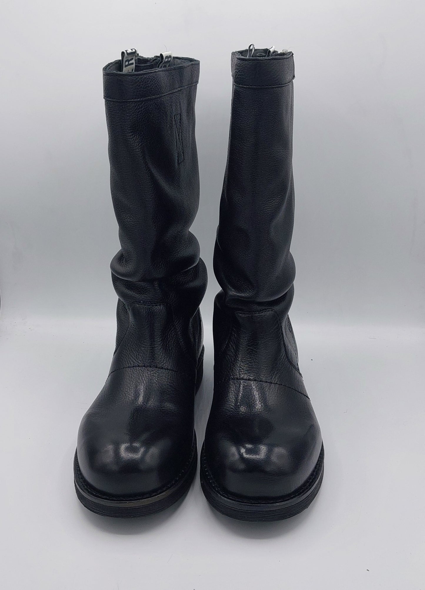 Bikkembergs stivale donna bikers in pelle nera