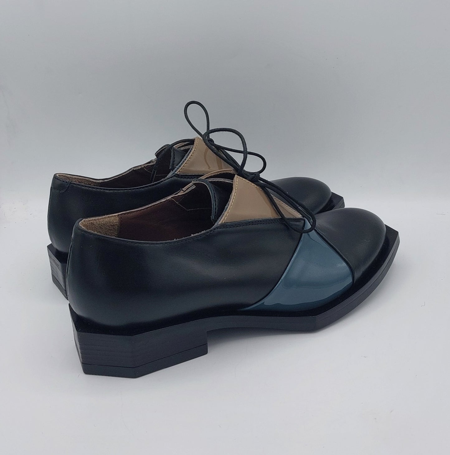 Le bohemien scarpa legata in pelle tre colori