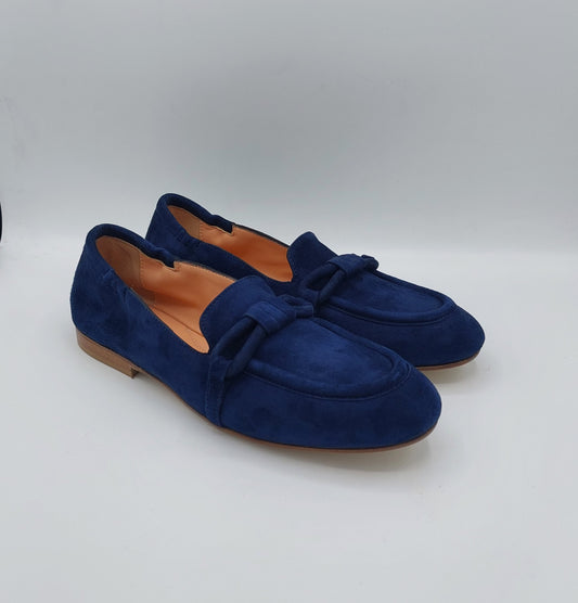Silvia rossini mocassino camoscio blu