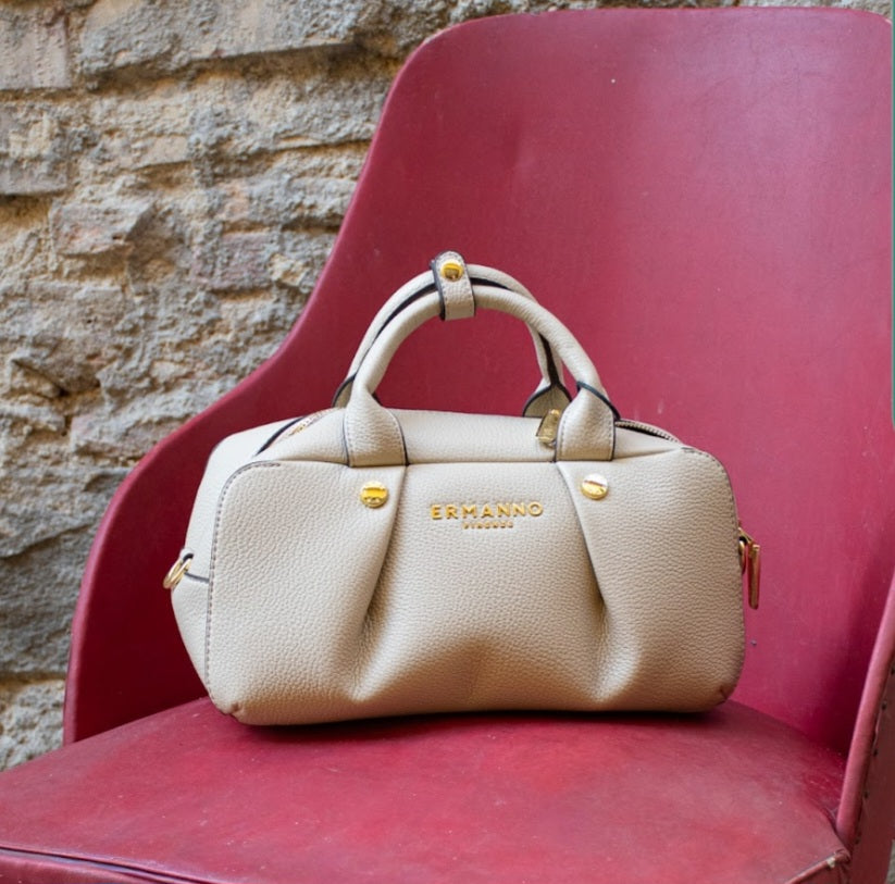 Ermanno Scervino borsa bauletto panna