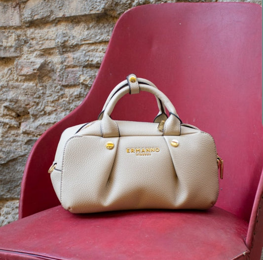 Ermanno Scervino borsa bauletto panna