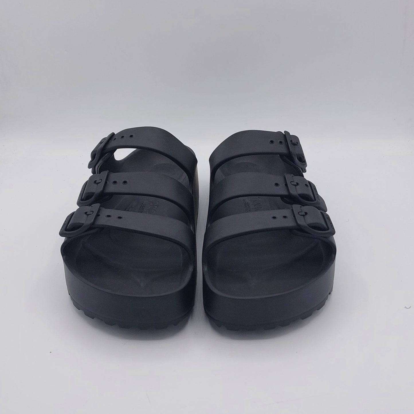 Birkenstock ciabatta Florida Eva nera con platform