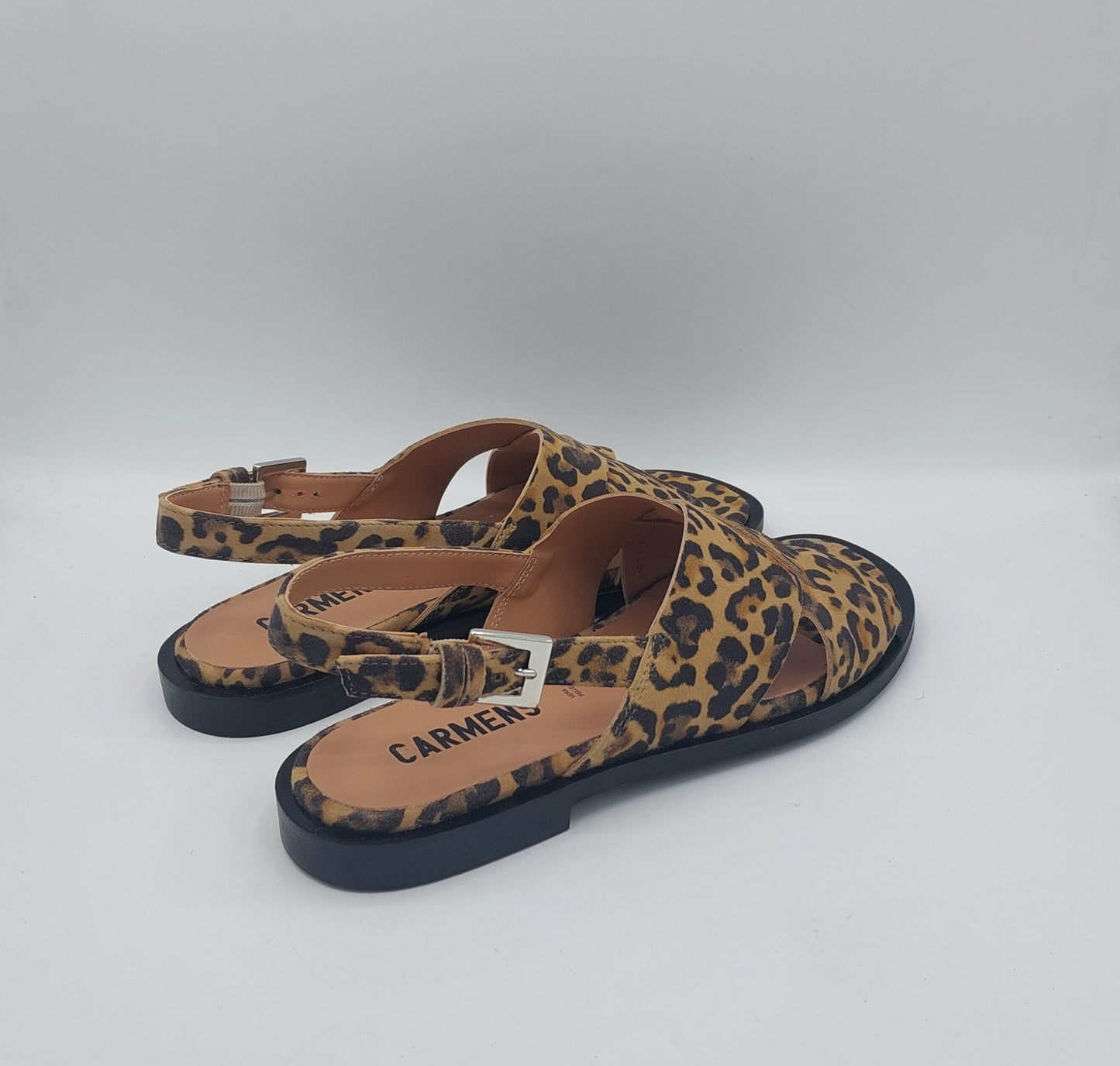 Carmens sandalo camoscio animalier