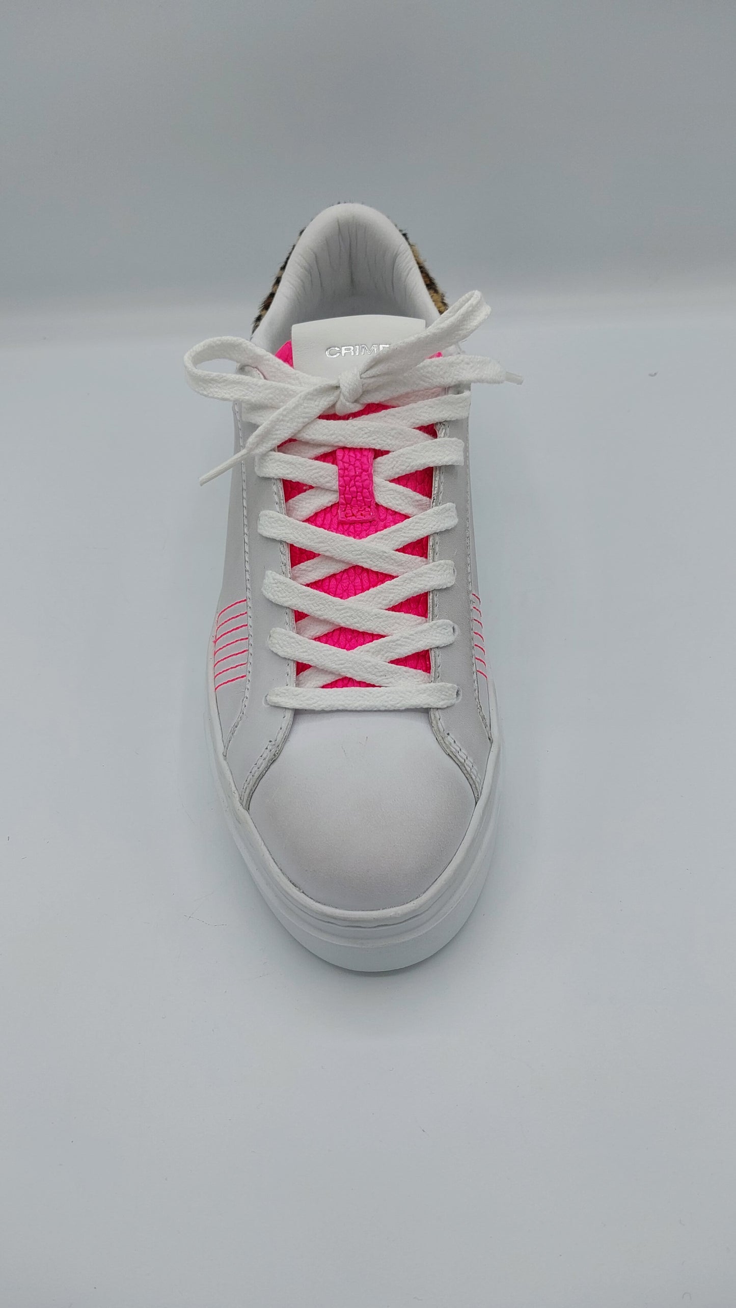 Sneakers Crime London inserti fucsia