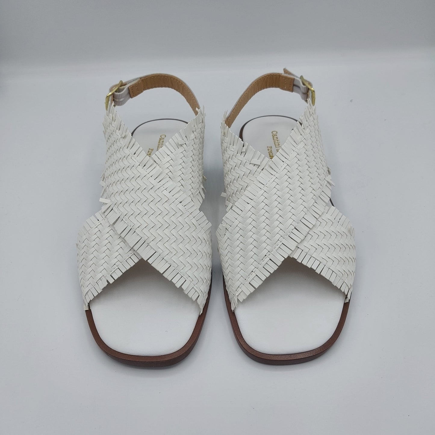 Cantini &amp; Cantini sandal in white braid