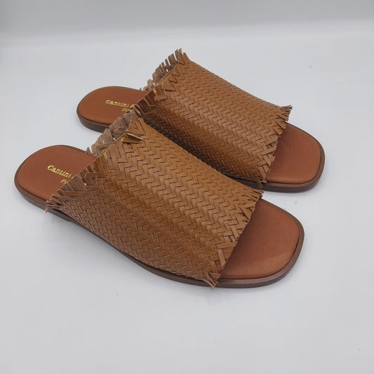 Cantini &amp; Cantini slipper in braided leather