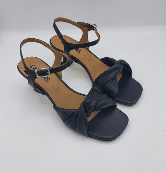 Carmens sandal in black leather