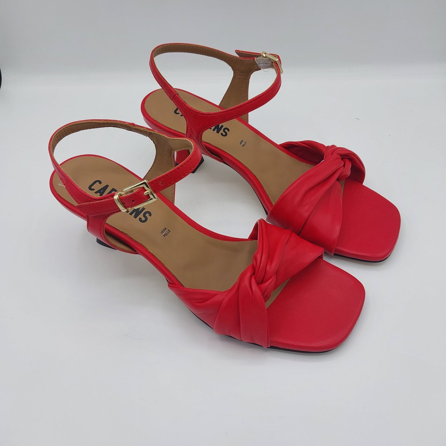 Carmens sandal in red leather