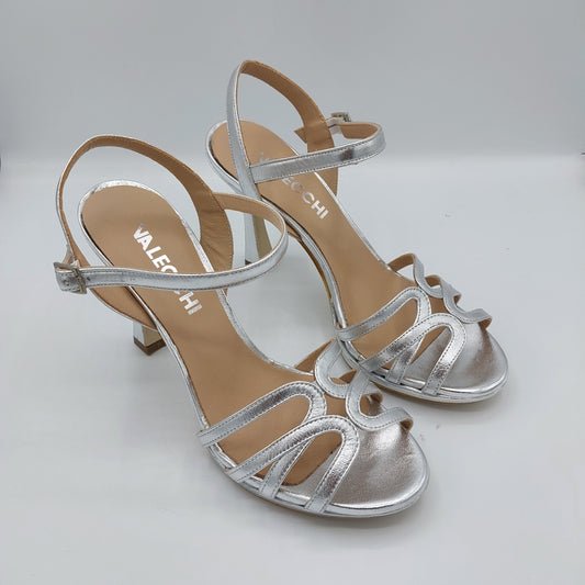 Sandals for Valecchi silver footwear